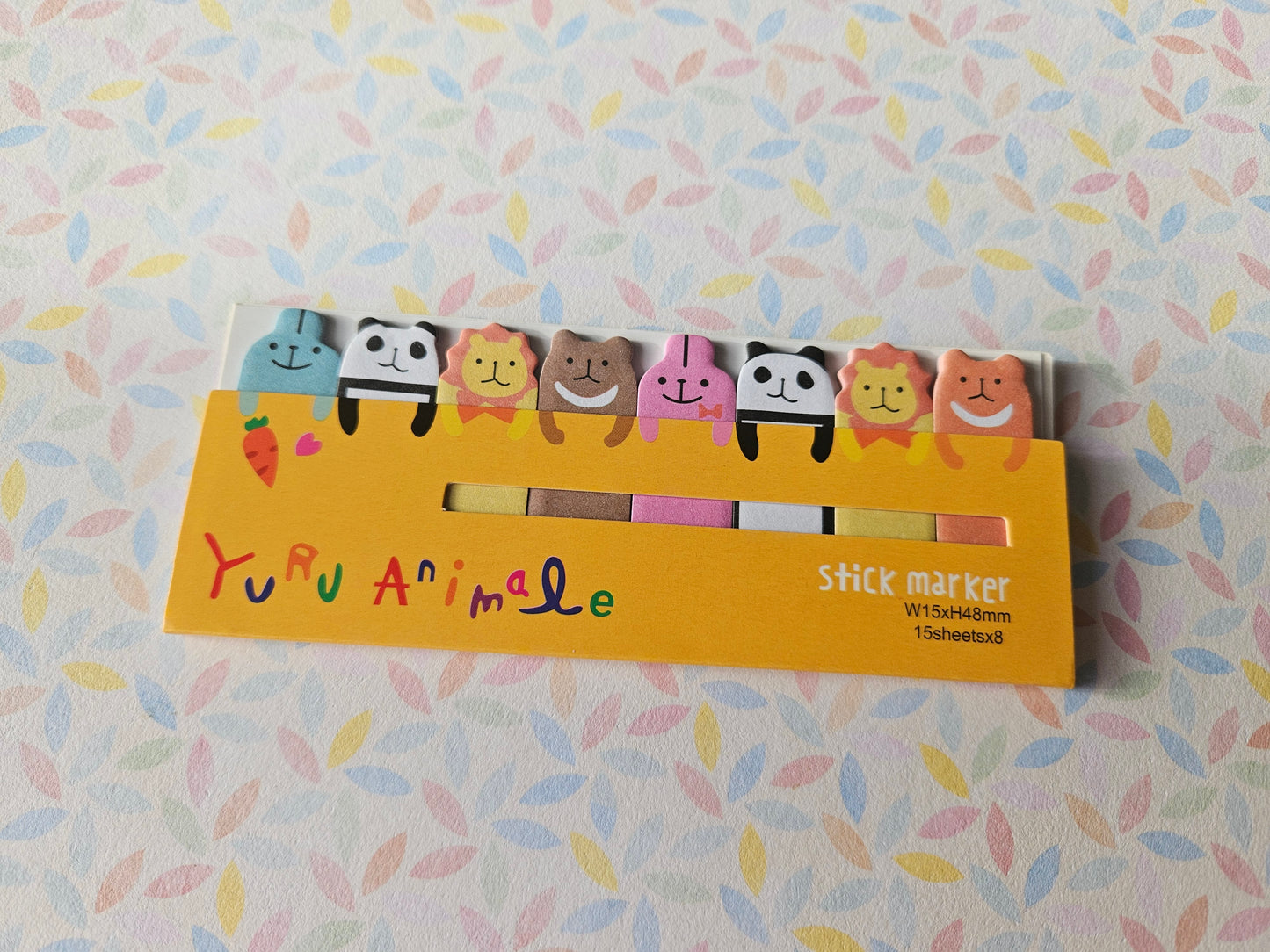animals sticky memo tabs set