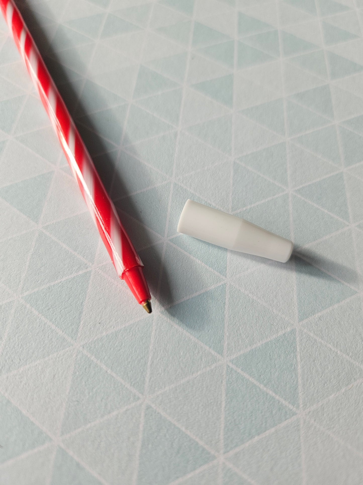 candy cane pen