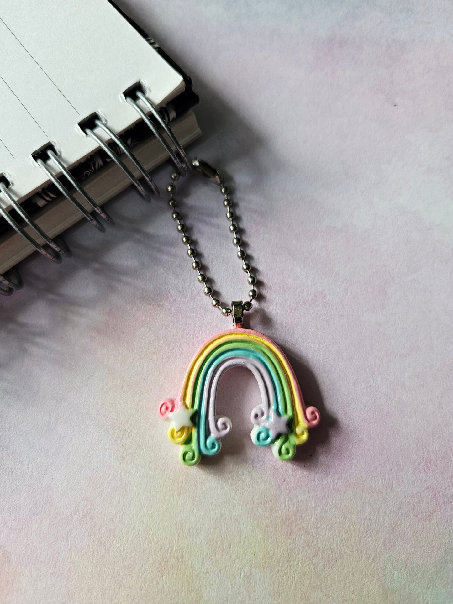 Pastel Rainbow Planner Charm