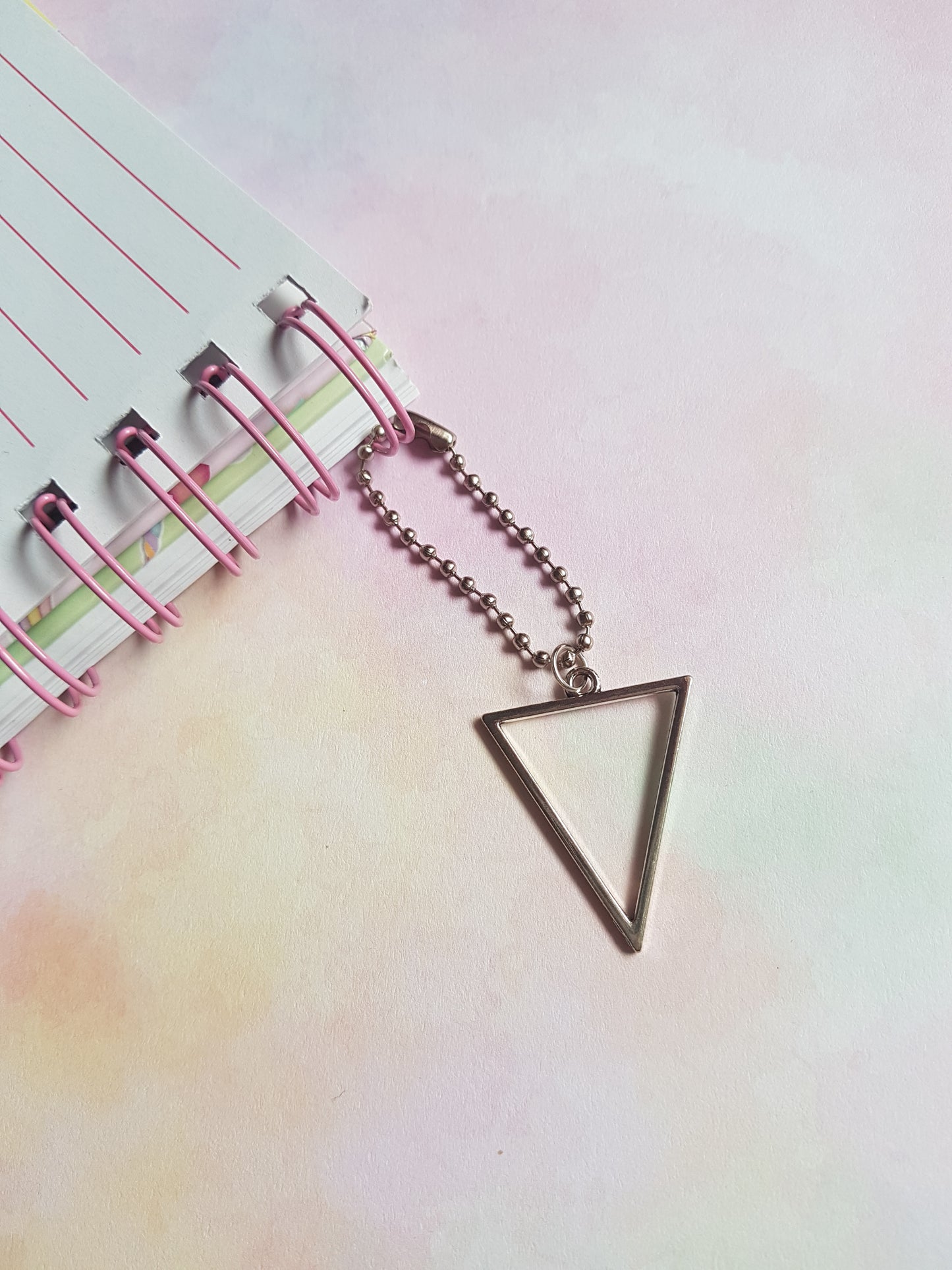 Triangle Outline Planner Charm