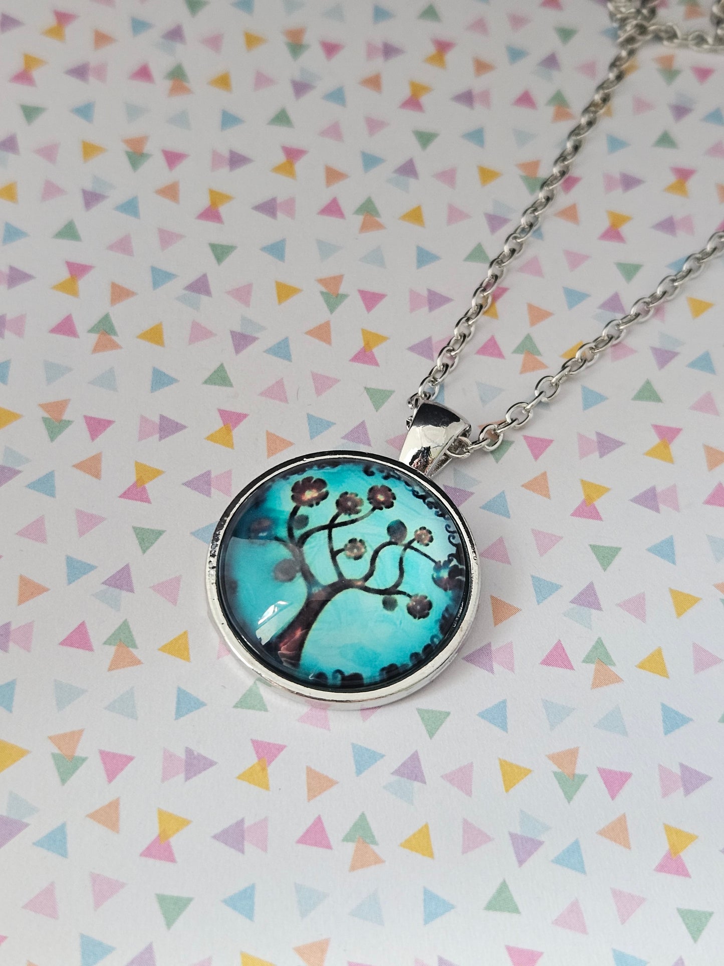 tree of life dome necklace