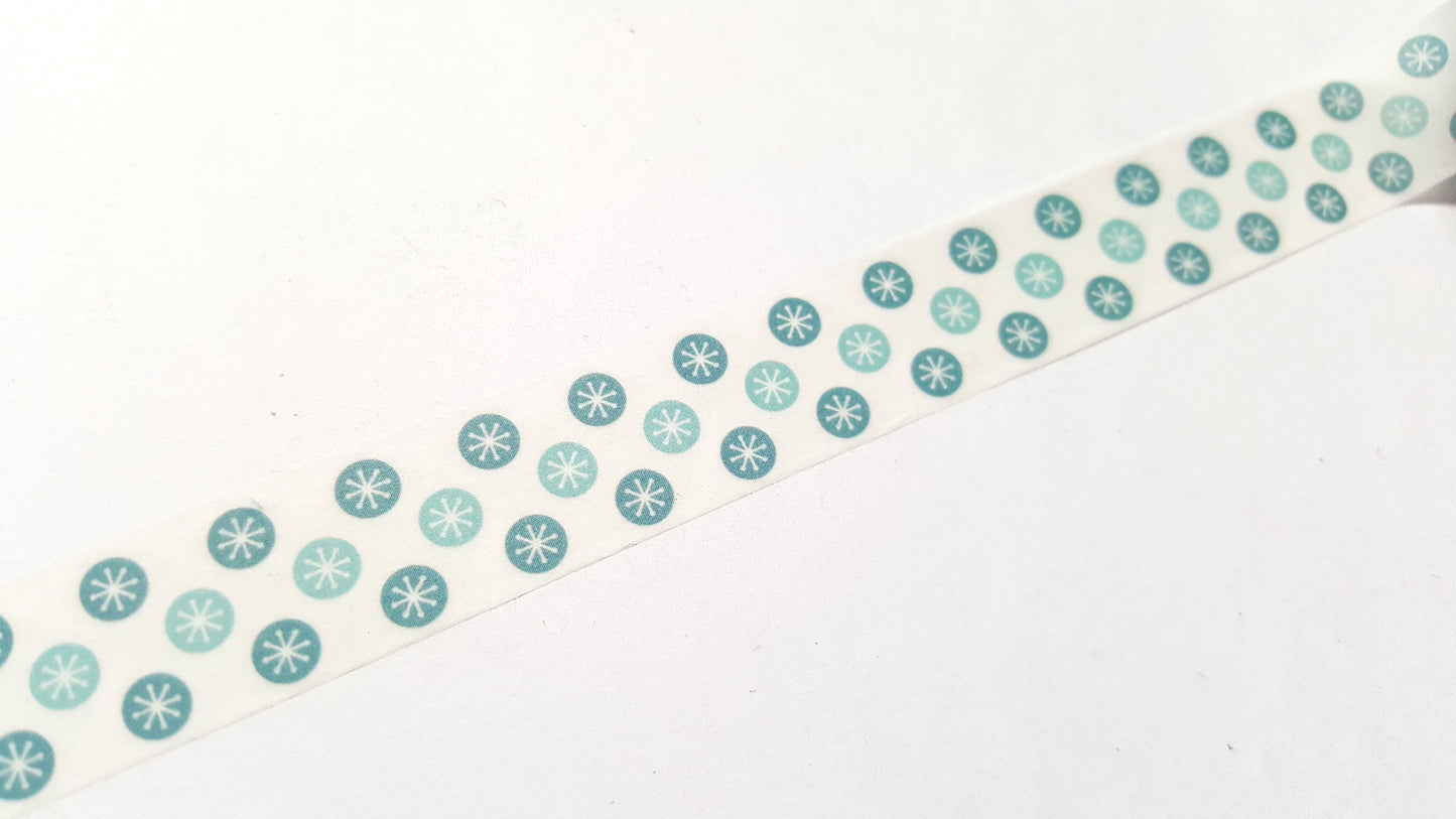 snowflakes washi tape