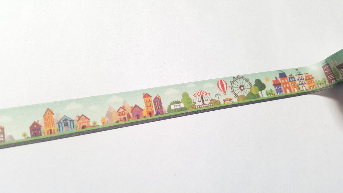 city landscape washi tape