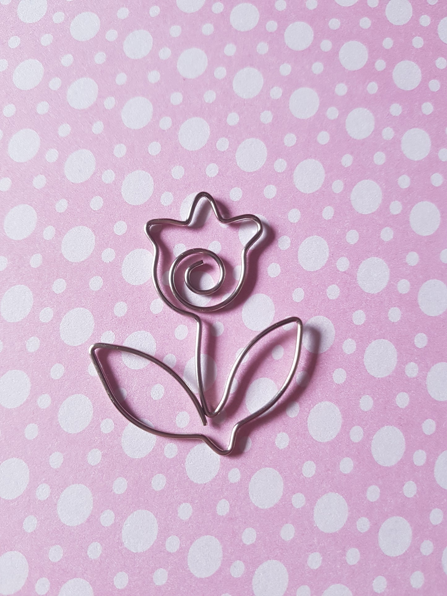 flower wire planner clip/bookmark