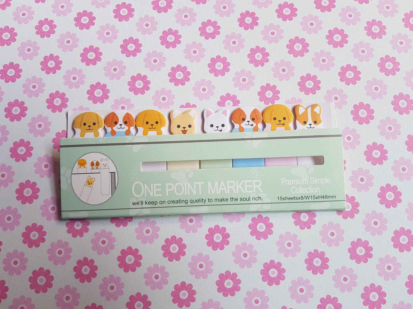 dogs sticky memo tabs