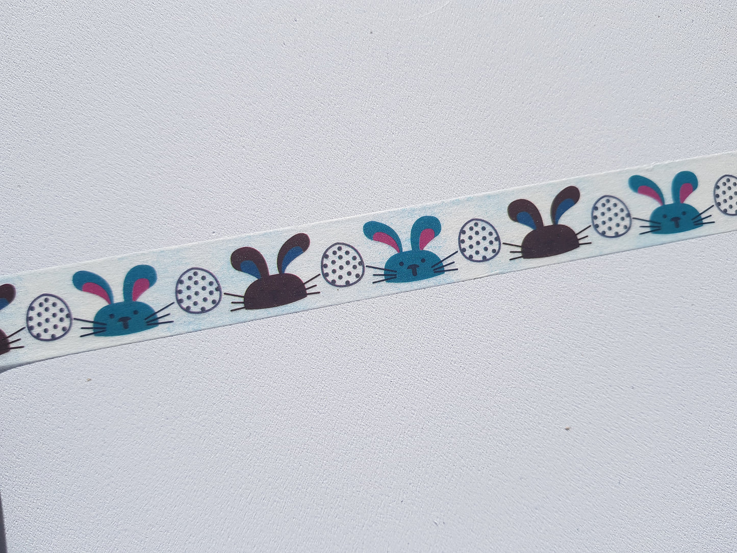 10m washi tape - 15mm - easter bunny