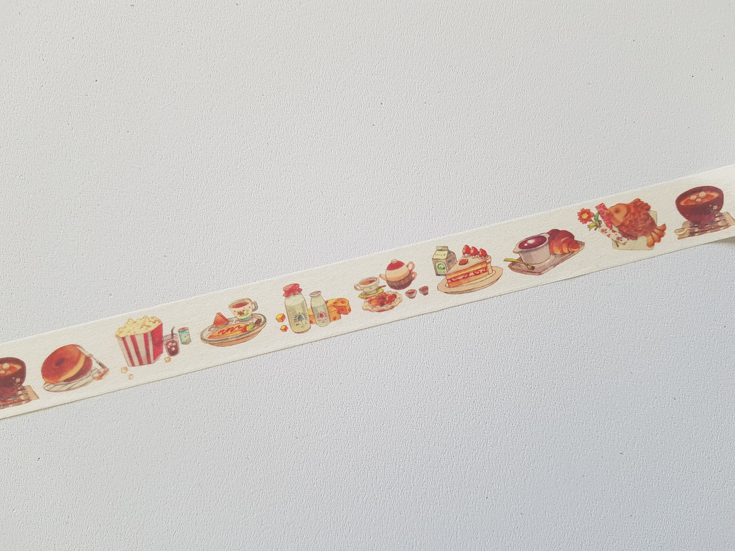 10m washi tape - 15mm - dinner time