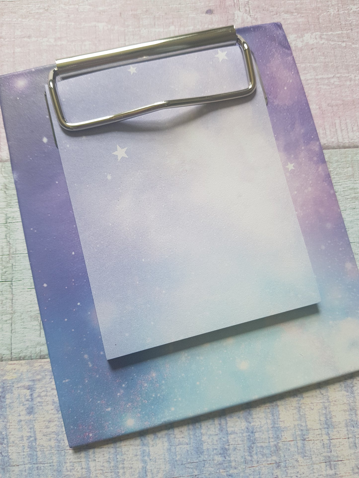 mini clipboard memo pad - galaxy