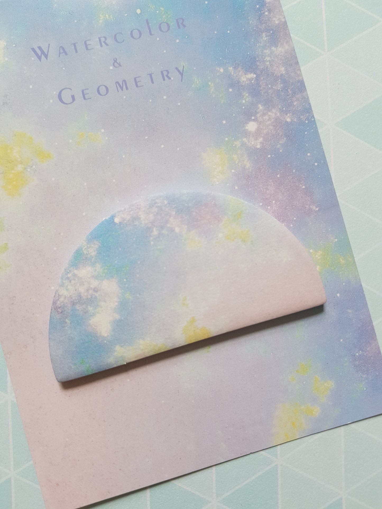 multicolour clouds sticky notes memo pad