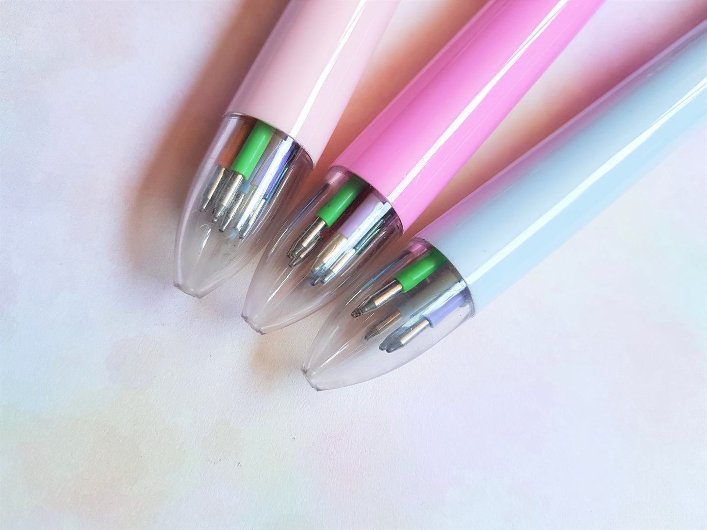 6 in 1 coloured pawprint pens