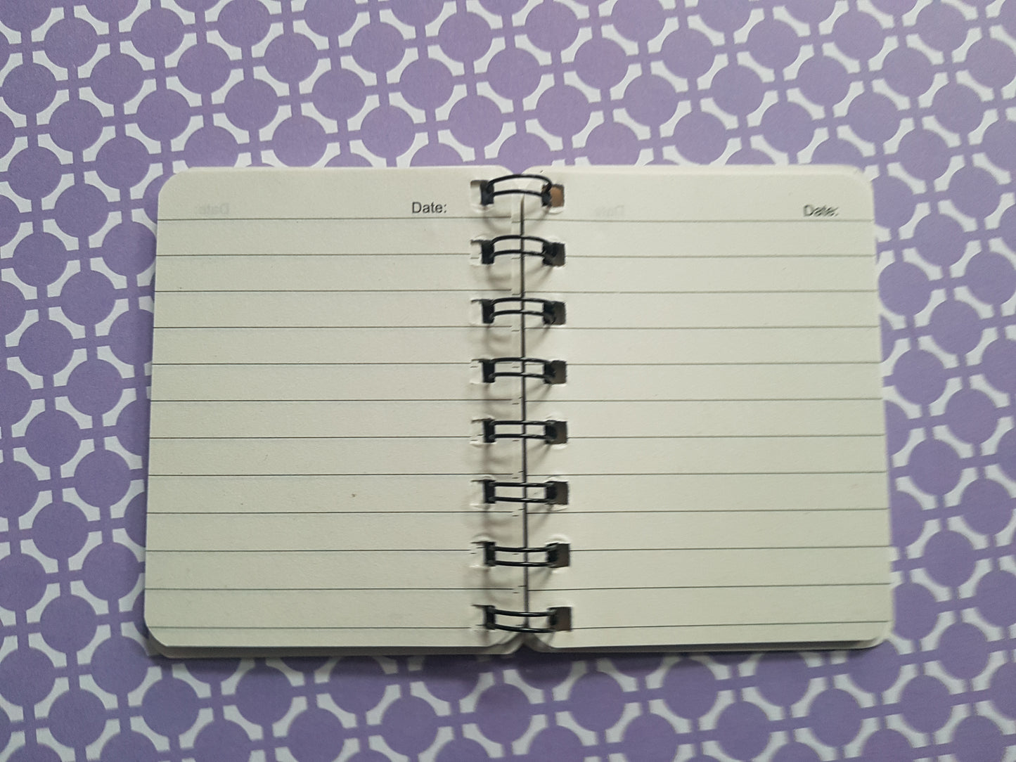 Cute Whale Notepad – Small Ring-Bound Notebook, 80 Pages, Pocket Journal for Notes