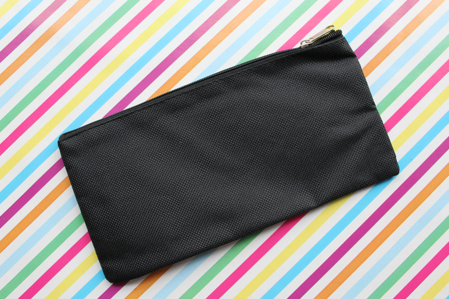 black & white dash pencil case