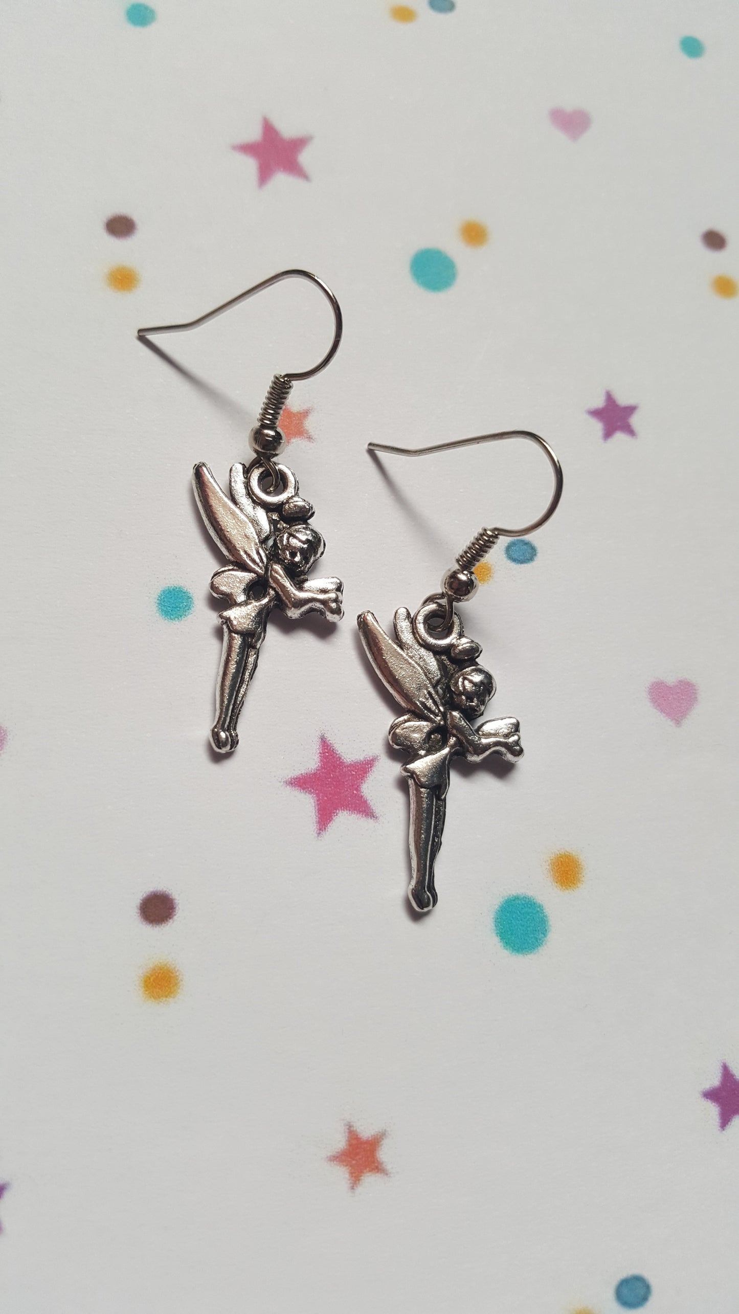Fairy Earrings | Tibetan Silver Plated Dangle Earrings | Magical Jewellery for Everyday