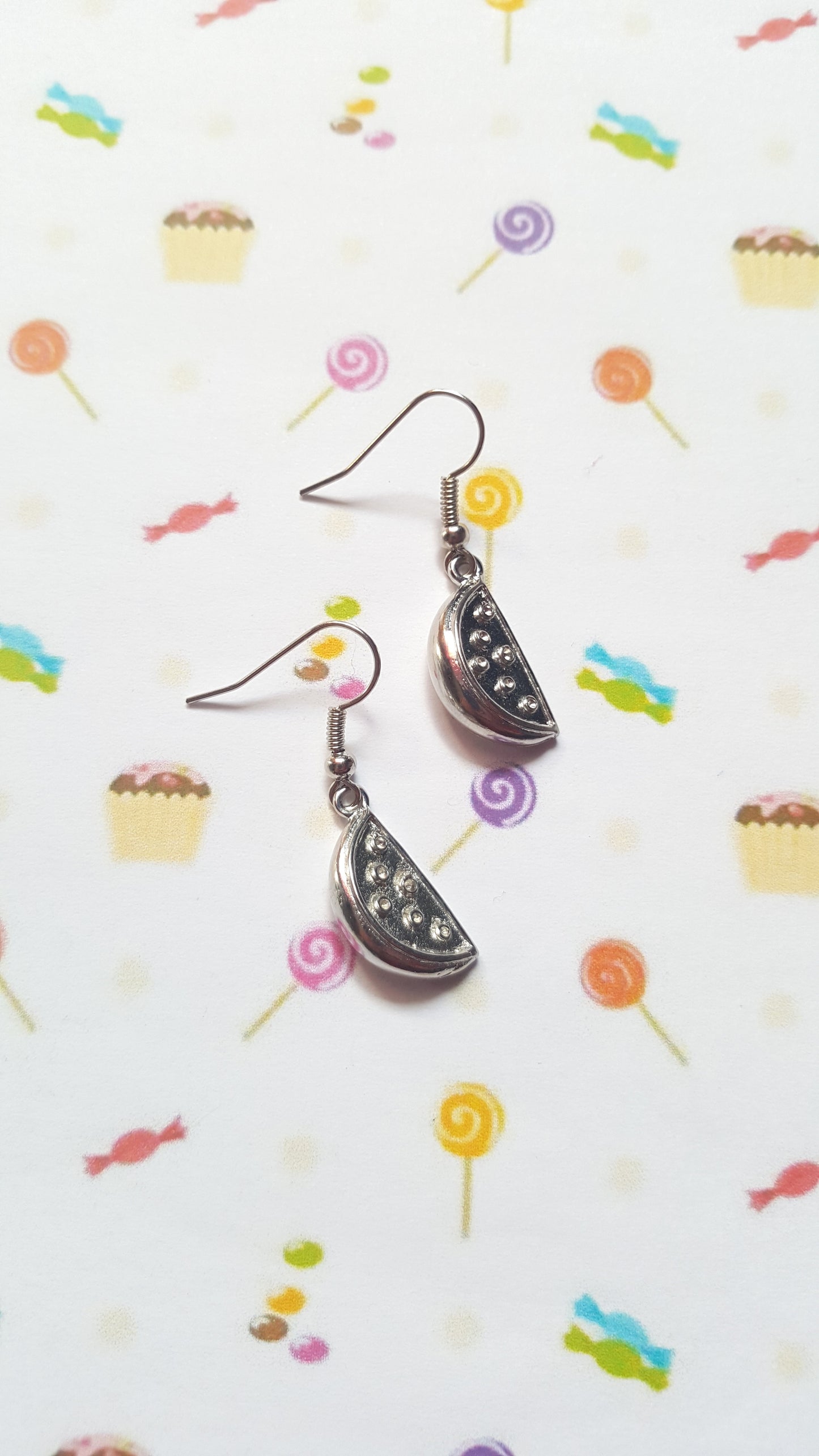 watermelon earrings
