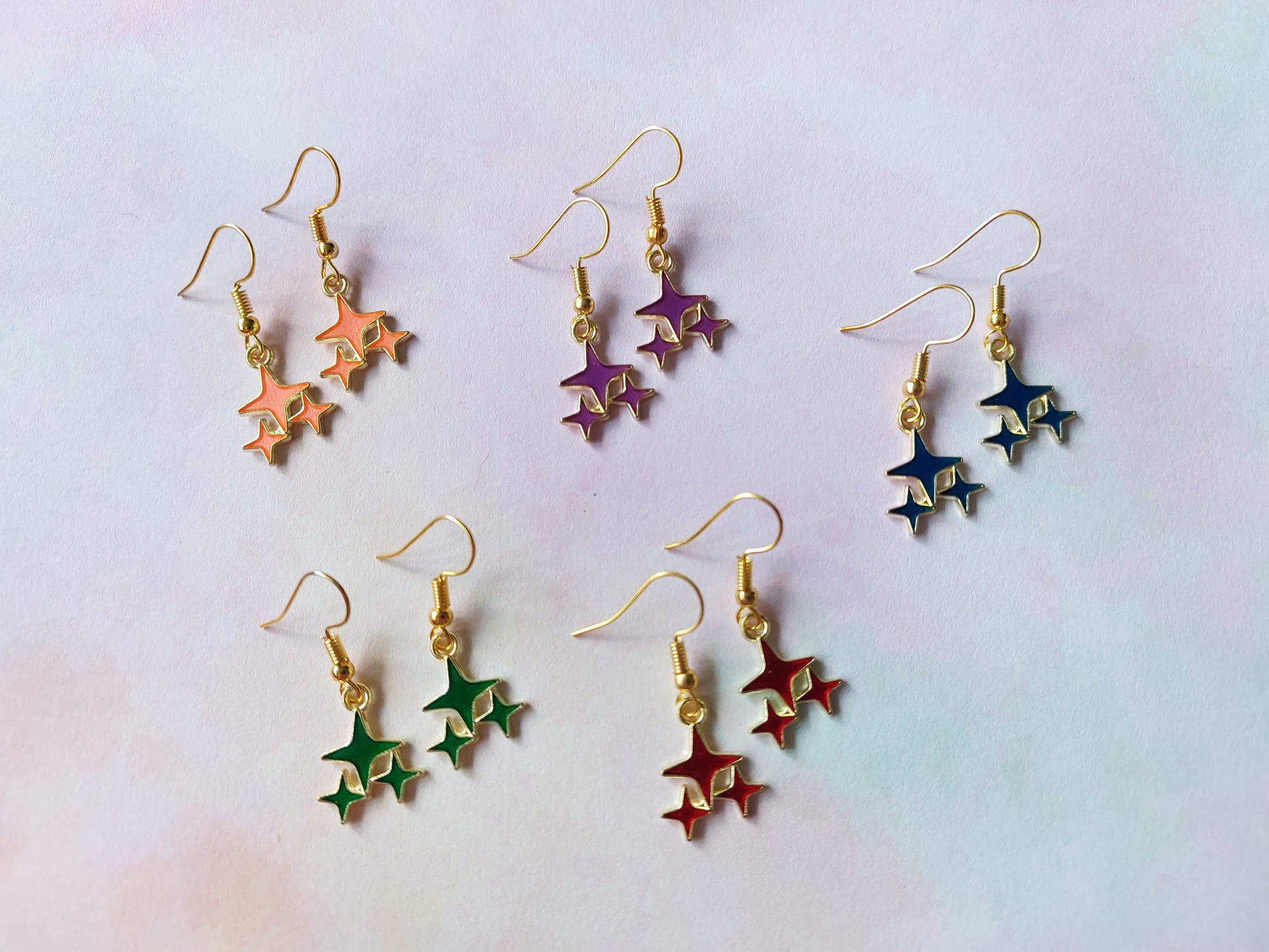 star earrings