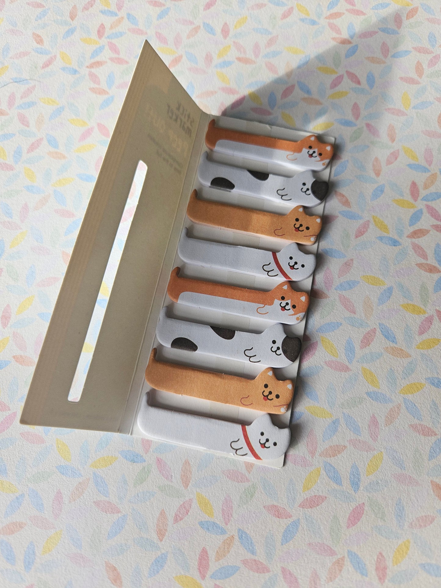 dogs sticky memo tabs set