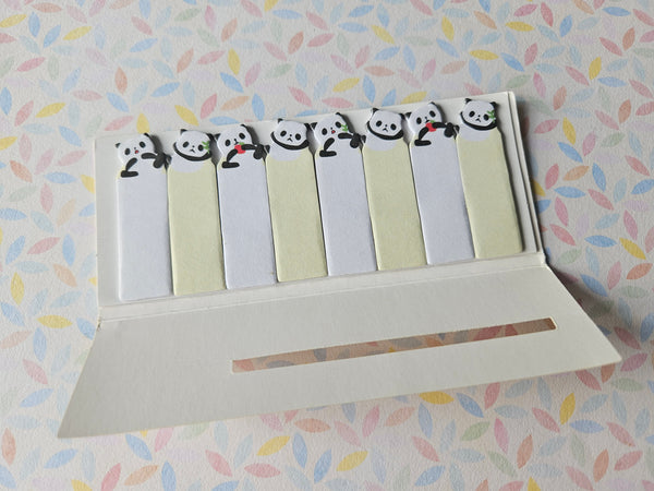 panda sticky notes tabs set 