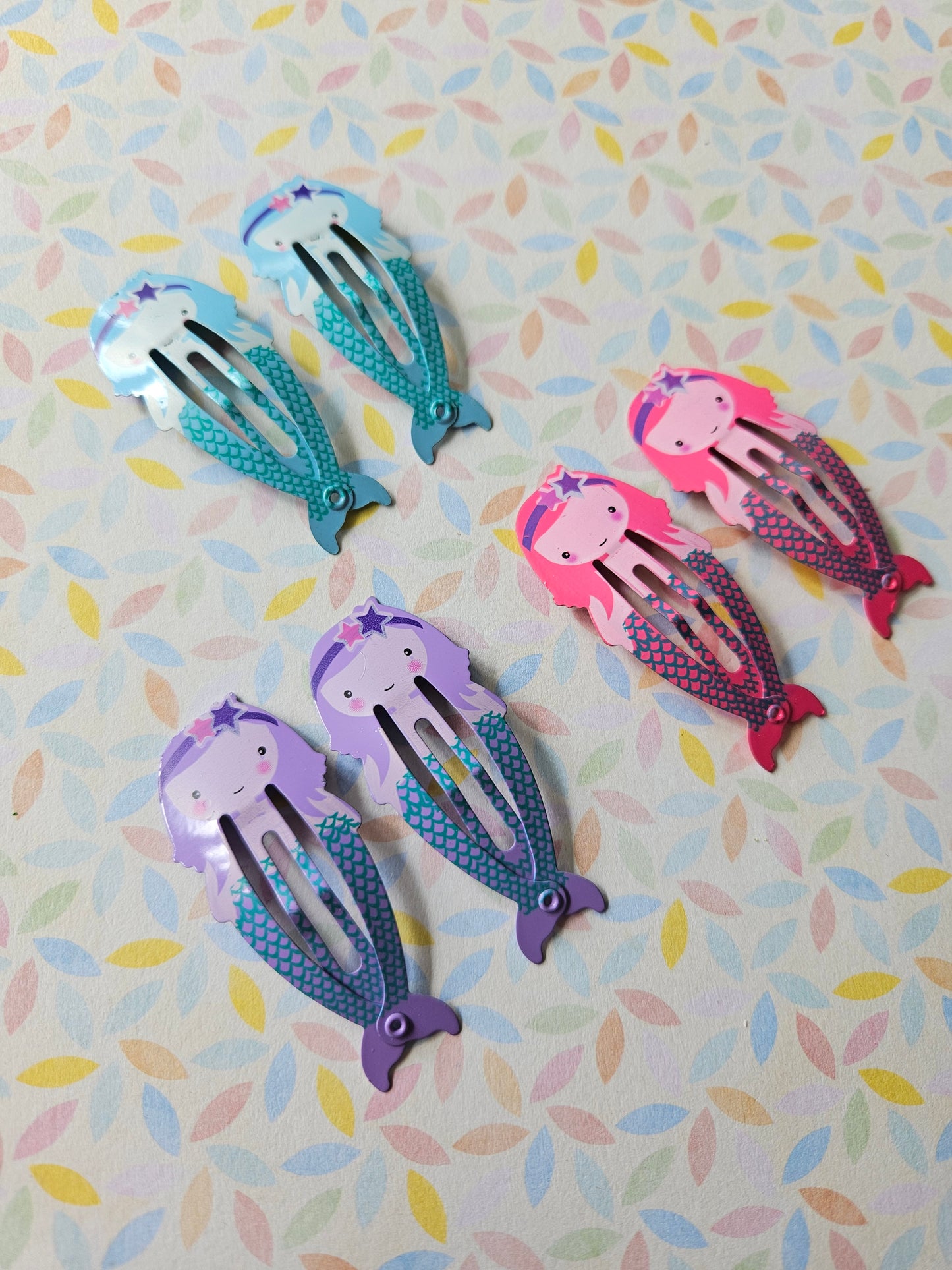 mermaid hair clips