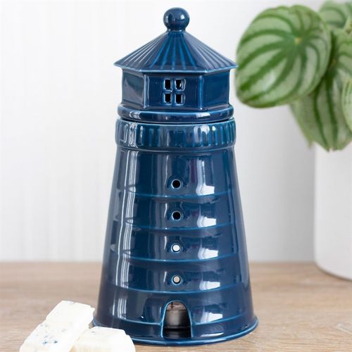 Blue Lighthouse Oil Burner