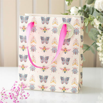 23cm Medium Floral Bug Print Gift Bag