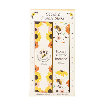 Set of 2 Honey and Wildflower Incense Stick Packs