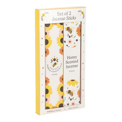 Set of 2 Honey and Wildflower Incense Stick Packs