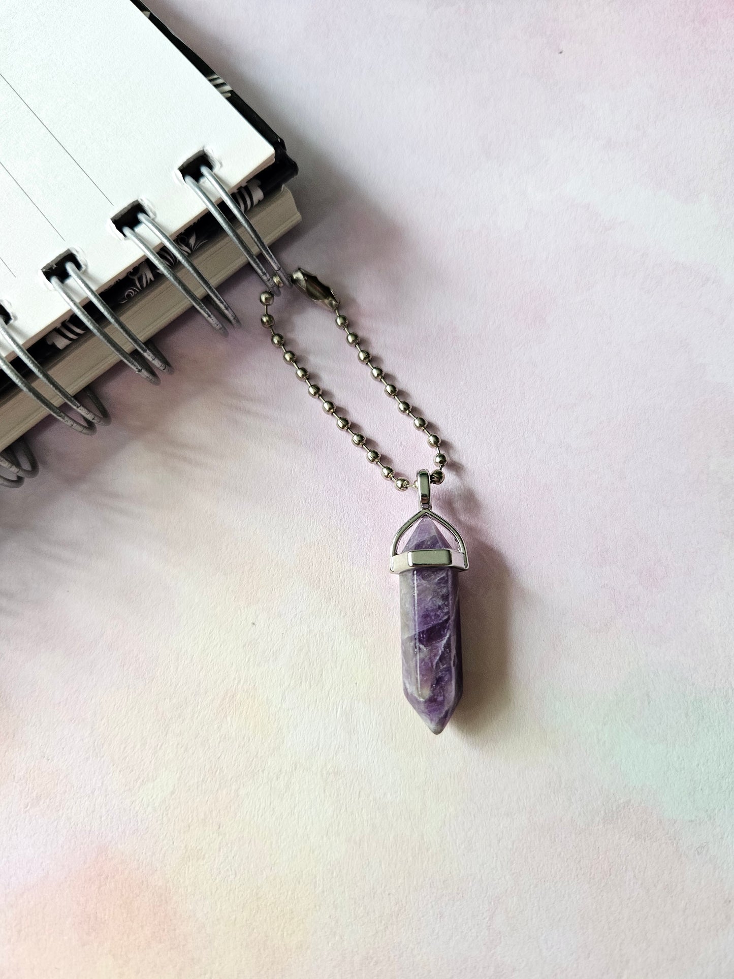 amethyst planner charm 