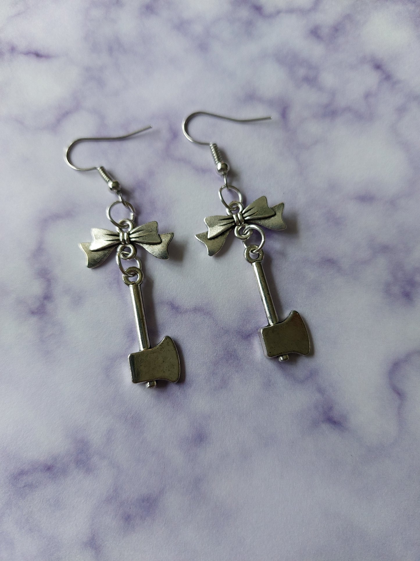 axe & bow earrings