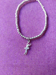 beaded mermaid charm bracelet