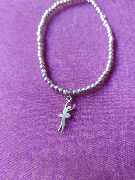 beaded mermaid charm bracelet