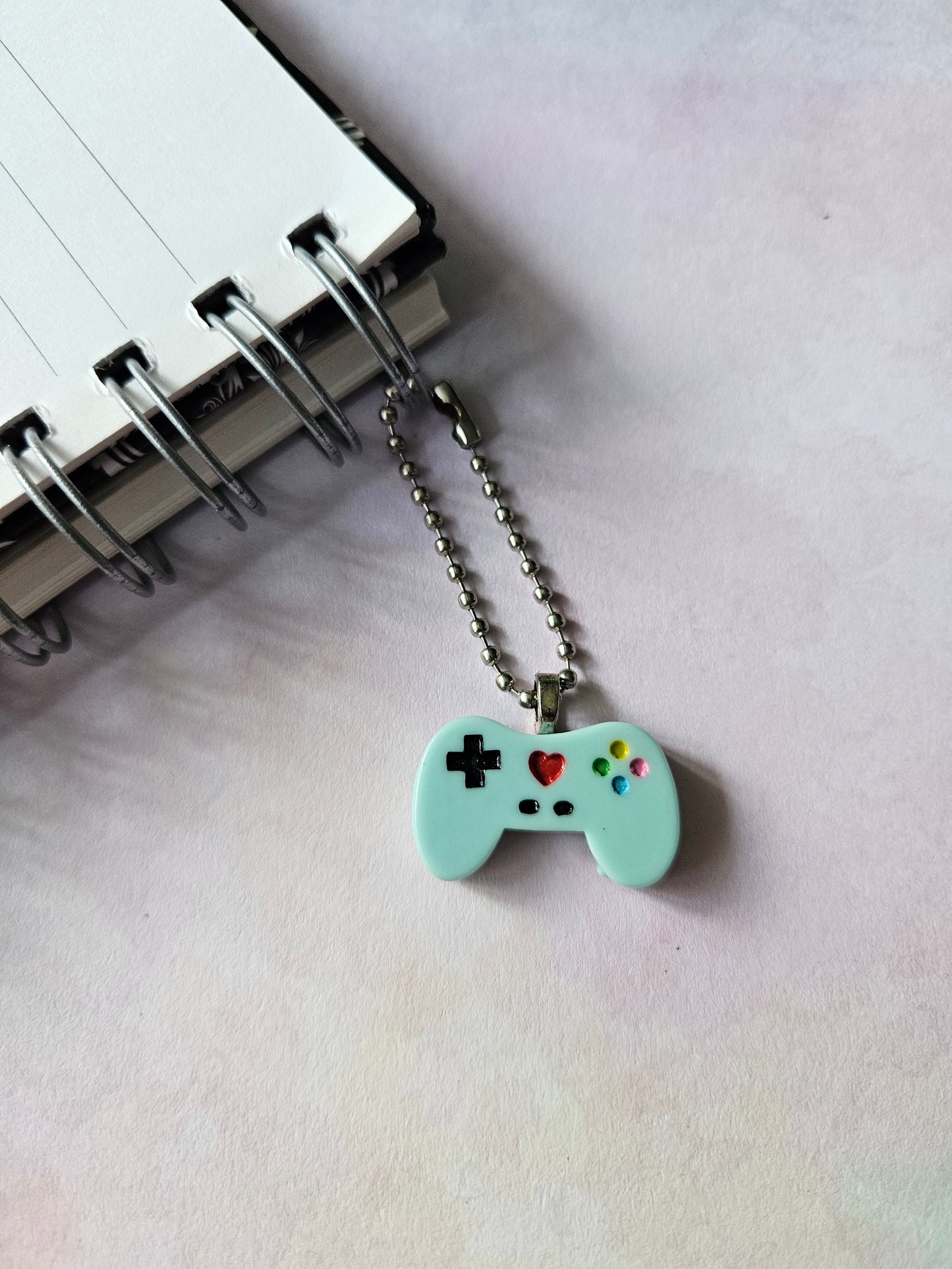 game controller planner charm - blue 