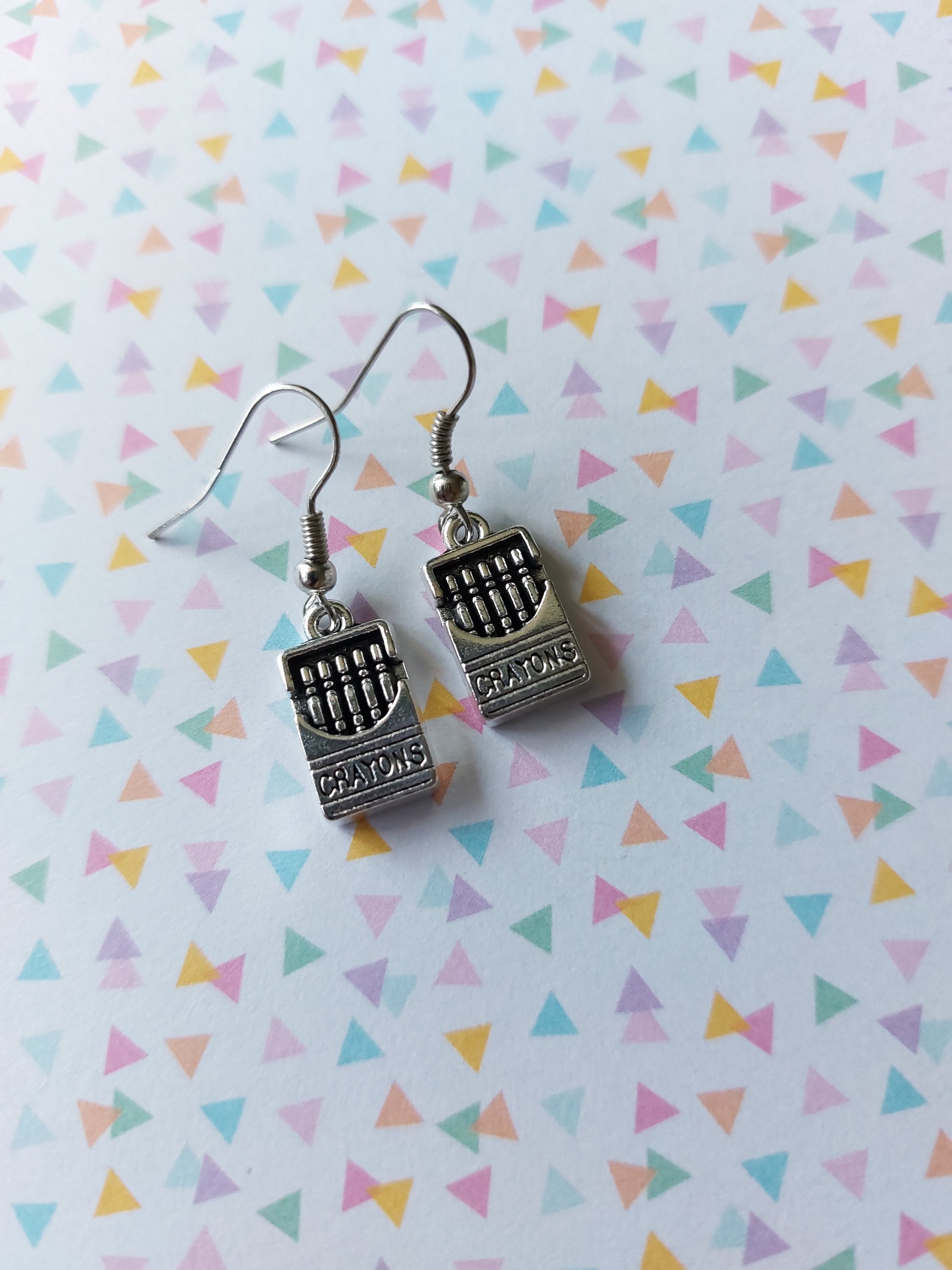 crayon box earrings 