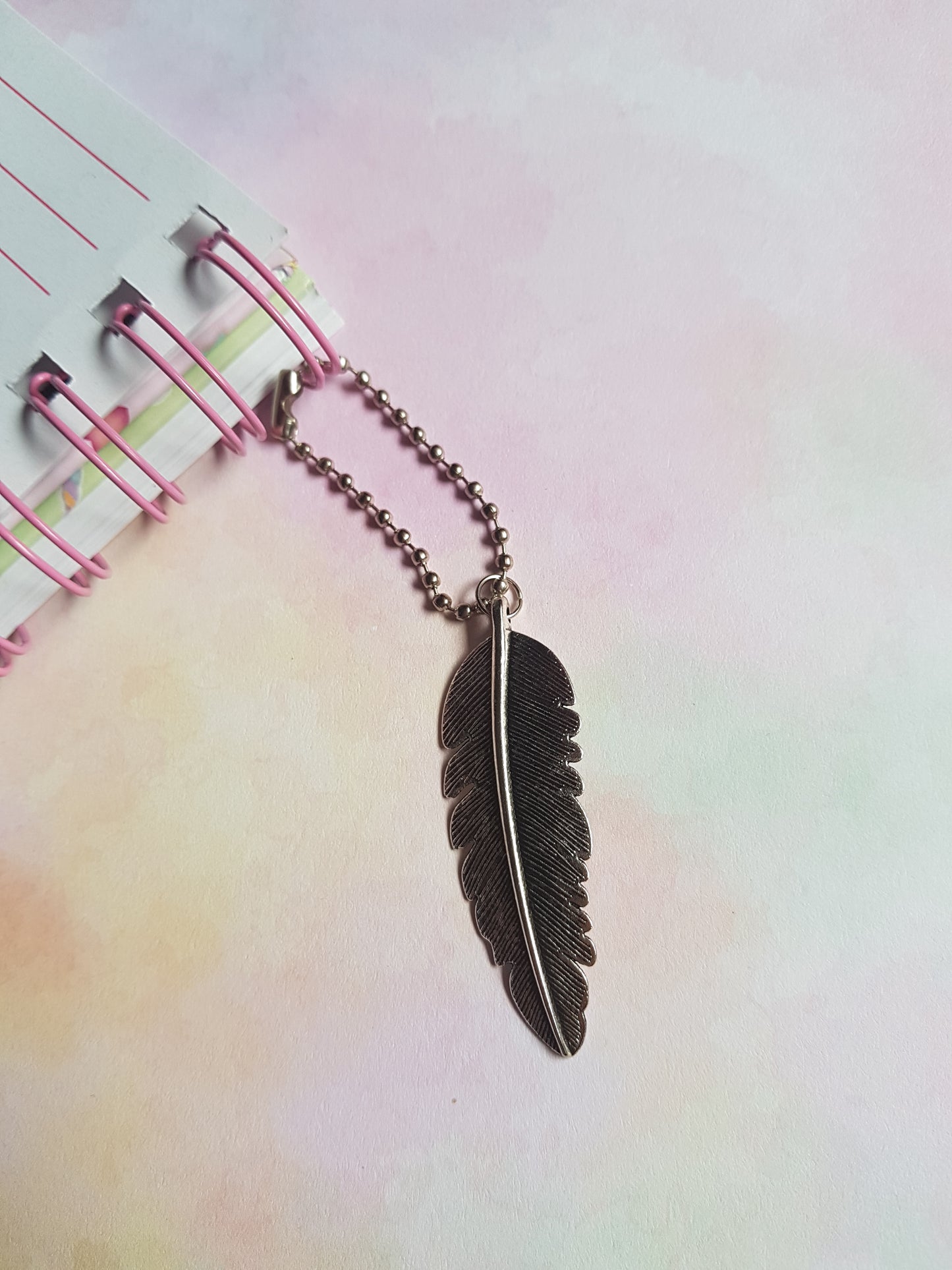 feather planner charm