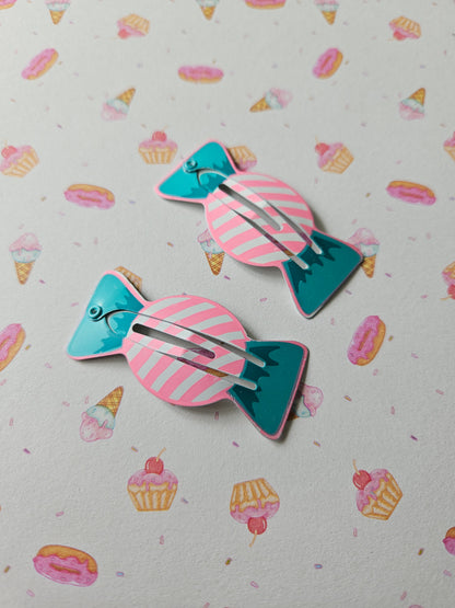 sweet hair clips - pink 