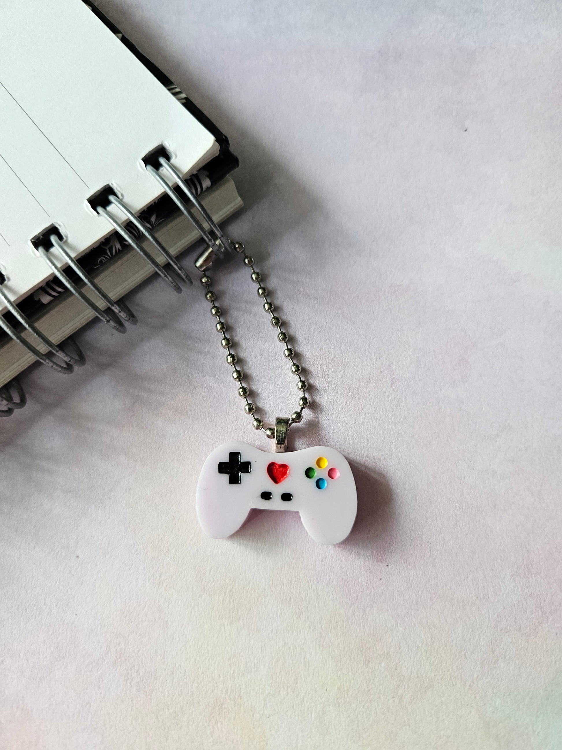 game controller planner charm - purple