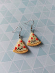 pizza slice earrings