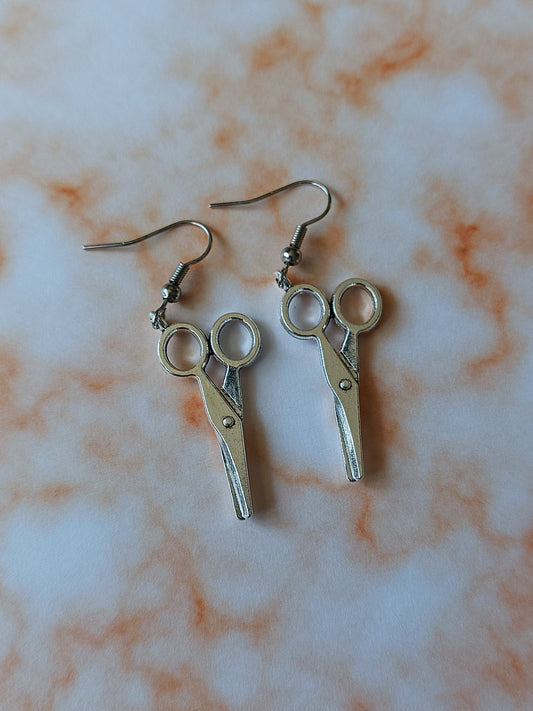 scissor earrings