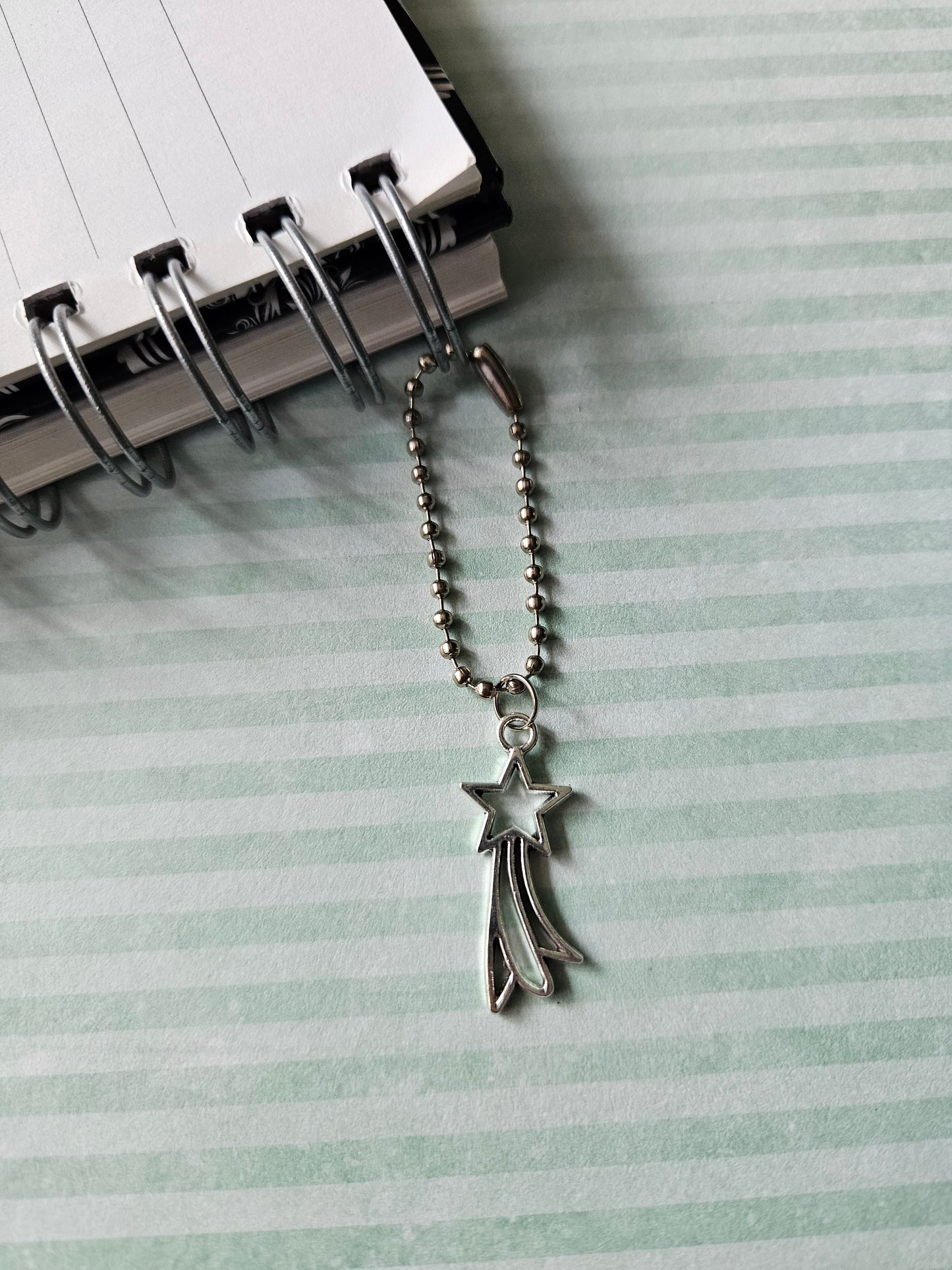 shooting star planner charm