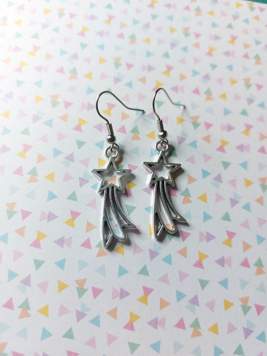 shooting star earrings