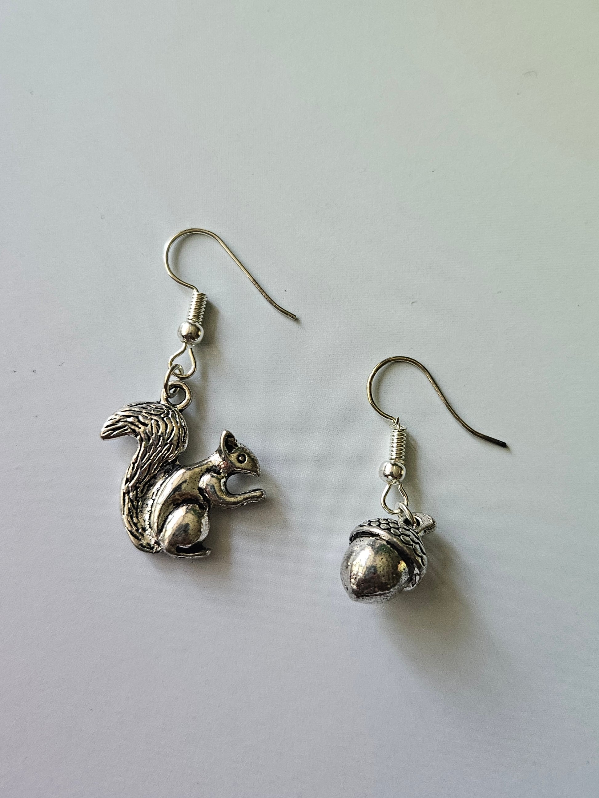 squirrel & acorn earrings