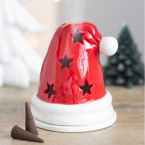 Santa Hat Incense Cone Burner and Tealight Holder