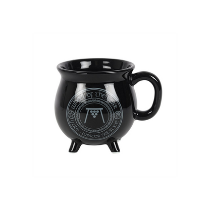 Yule Colour Changing Cauldron Mug by Anne Stokes