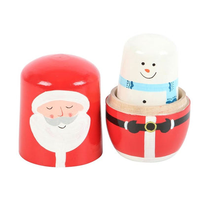 Christmas Russian Nesting Doll Set