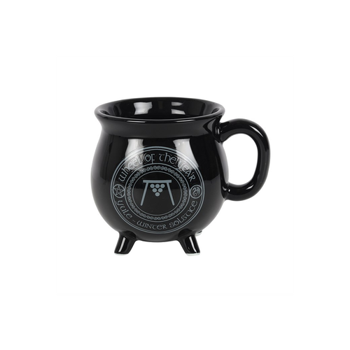 Yule Colour Changing Cauldron Mug by Anne Stokes