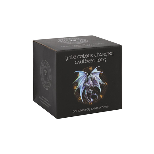 Yule Colour Changing Cauldron Mug by Anne Stokes