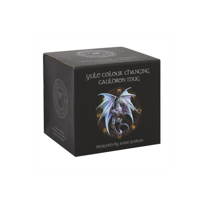 Yule Colour Changing Cauldron Mug by Anne Stokes