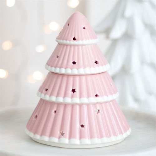 Pink Christmas Tree Oil Burner