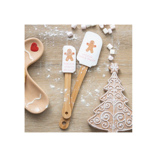 Gingerbread Man Silicone Spatula Set