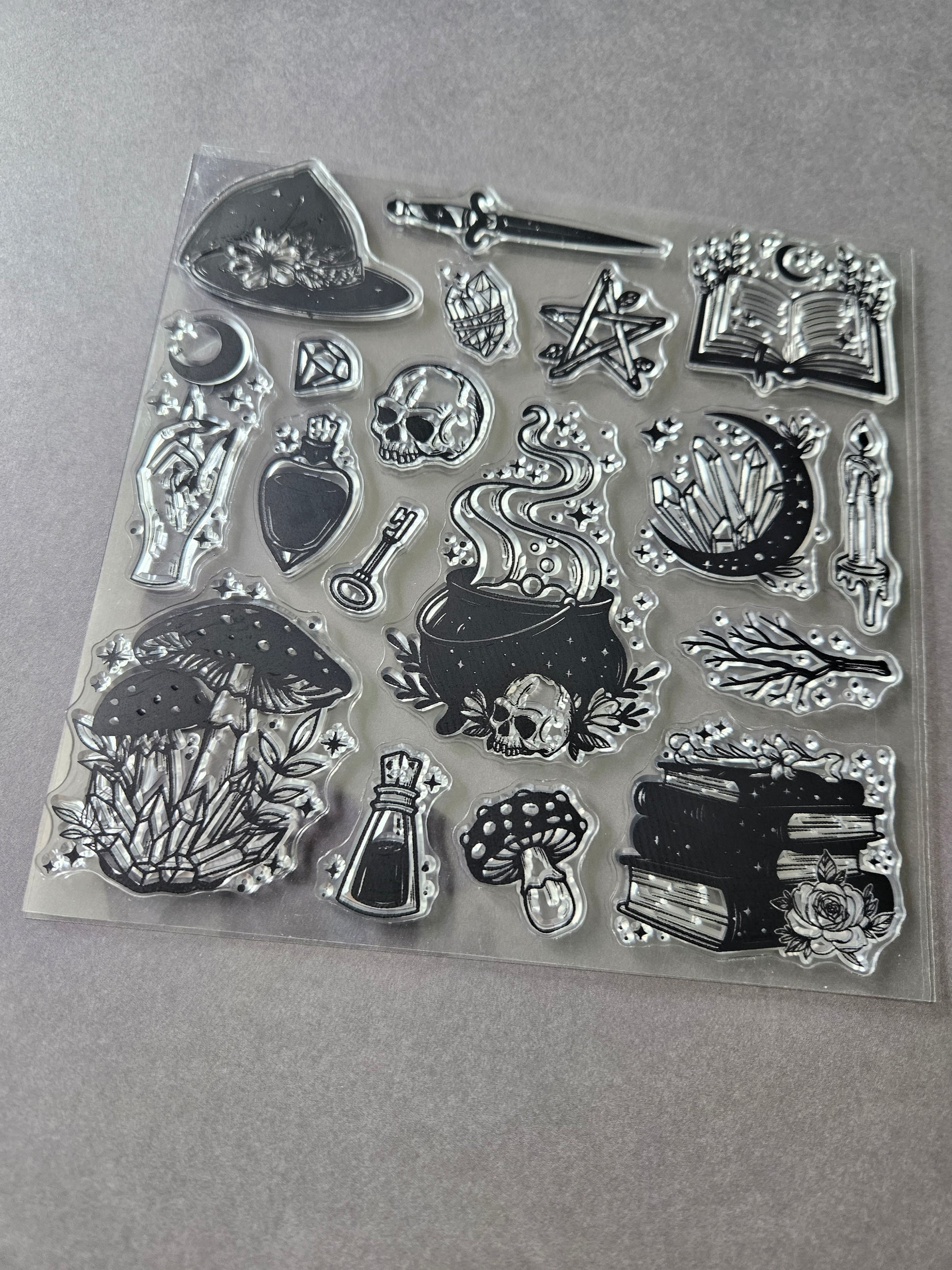 clear silicone stamp sheet - witchcraft