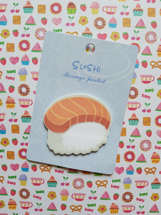 sushi sticky notes pad